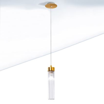 Kolarz 6009.30130 - Chandelier on a string RAGGIO 1xE14/25W/230V 24K gold