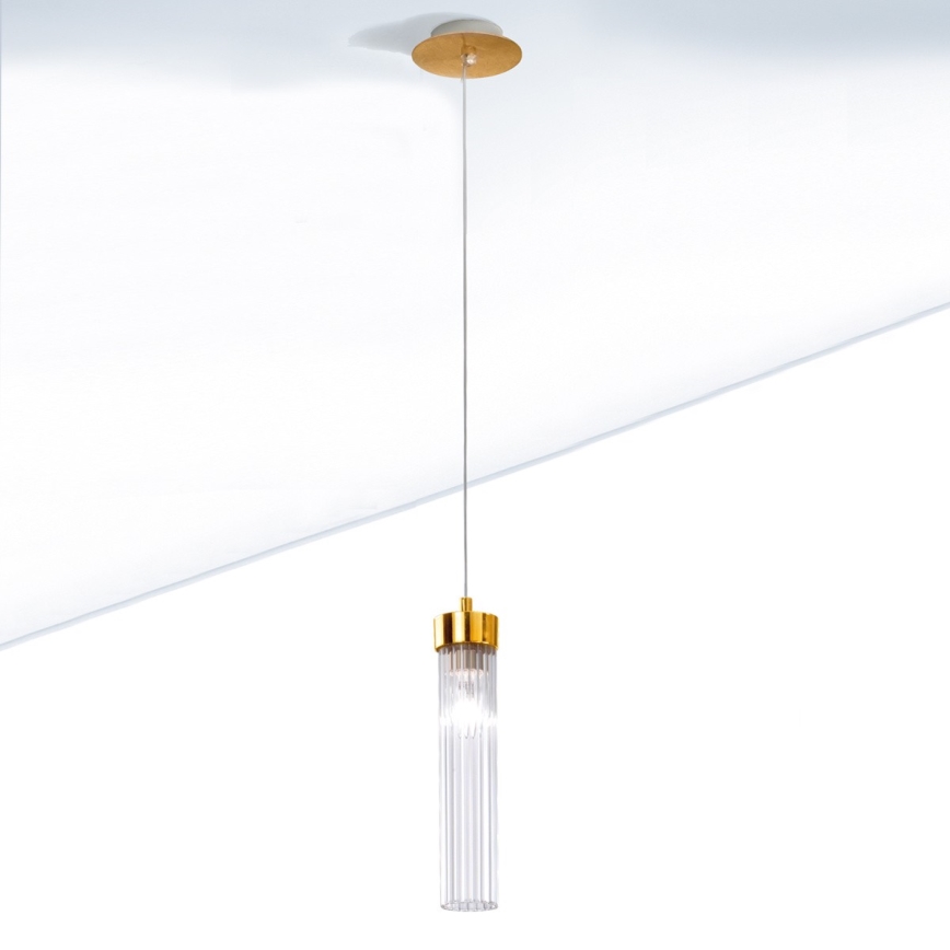 Kolarz 6009.30130 - Chandelier on a string RAGGIO 1xE14/25W/230V 24K gold
