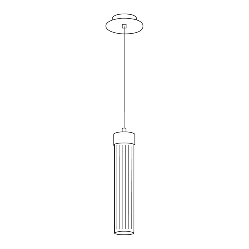 Kolarz 6009.30160 - Chandelier on a string RAGGIO 1xE14/25W/230V matte chrome