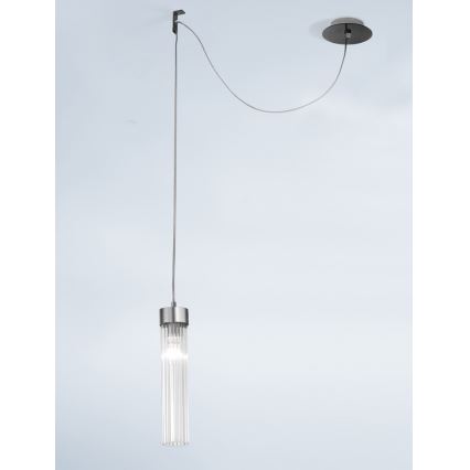 Kolarz 6009.30161 - Chandelier on a string RAGGIO 1xE14/25W/230V matte chrome