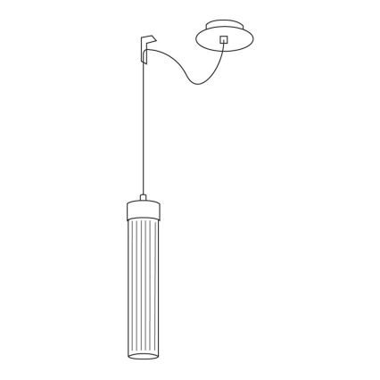 Kolarz 6009.30161 - Chandelier on a string RAGGIO 1xE14/25W/230V matte chrome