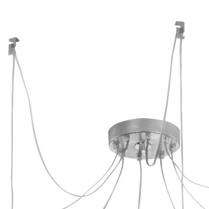 Kolarz 6009.30850 - Chandelier on a string RAGGIO 8xE14/25W/230V spider silver