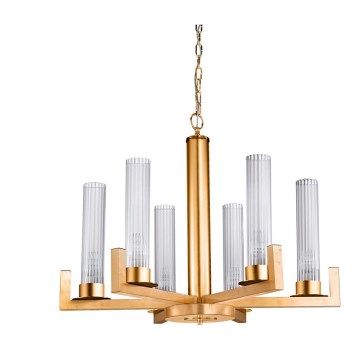 Kolarz 6009.80630 - Chandelier on a chain RAGGIO 6xE14/25W/230V 24K gold