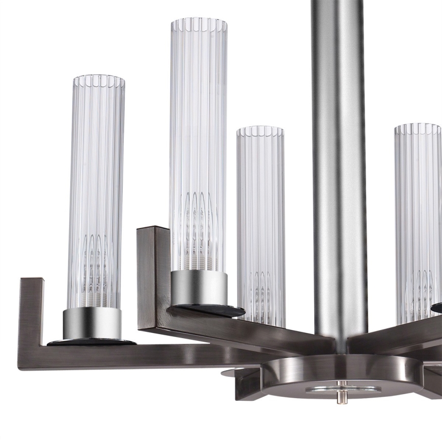 Kolarz 6009.80660 - Chandelier on a chain RAGGIO 6xE14/25W/230V matte chrome