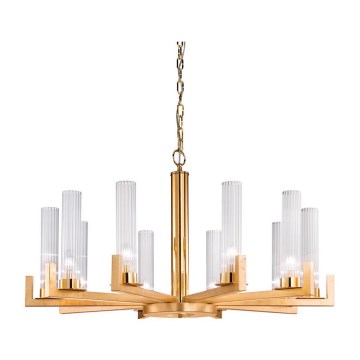 Kolarz 6009.81030 - Chandelier on a chain RAGGIO 10xE14/25W/230V 24K gold