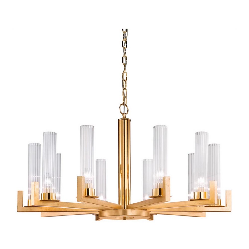 Kolarz 6009.81030 - Chandelier on a chain RAGGIO 10xE14/25W/230V 24K gold