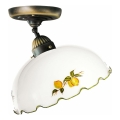 Kolarz 731.10.117 - NONNA surface-mounted ceiling light 1xE27/75W/230V, diam. 30 cm, lemon motif