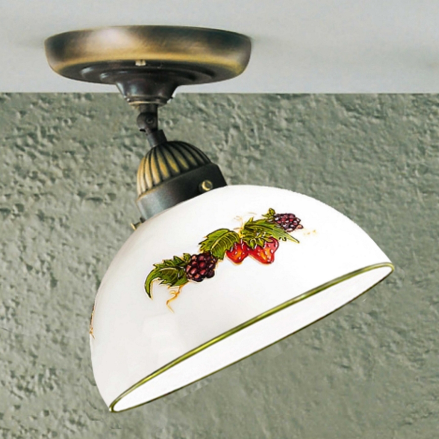 Kolarz 731.10.121 - Surface-mounted chandelier NONNA 1xE27/75W/230V d. 20 cm grapes/strawberries