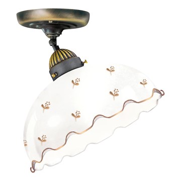 Kolarz 731.10.161 - Flush‑mount chandelier NONNA 1xE27/75W/230V Ø 30 cm floral rose gold