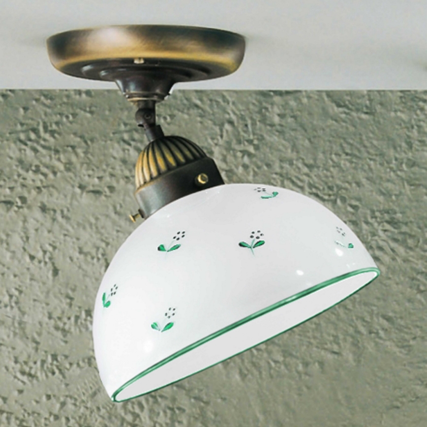 Kolarz 731.10.20 - Surface-mounted chandelier NONNA 1xE27/75W/230V d. 20 cm green