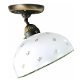 Kolarz 731.10.27 - Surface-mounted chandelier NONNA 1xE27/75W/230V d. 30 cm green