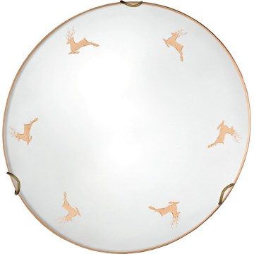 Kolarz 731.11.4.150 - NONNA wall light 1xE27/60W/230V Ø 30 cm antler rose gold