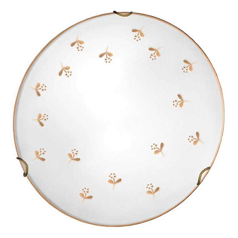 Kolarz 731.11.4.160 - NONNA wall sconce 1xE27/60W/230V, Ø 30 cm, floral motif, rose gold