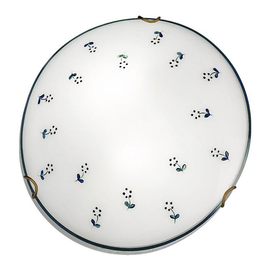 Kolarz 731.12.4.17 - Ceiling light NONNA 2xE27/60W/230V d. 40 cm blue