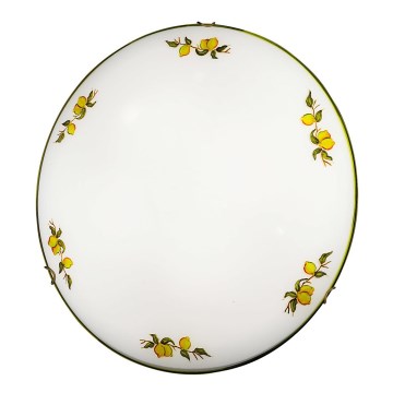 Kolarz 731.13.4.116 - Ceiling light NONNA 3xE27/60W/230V d. 50 cm lemons