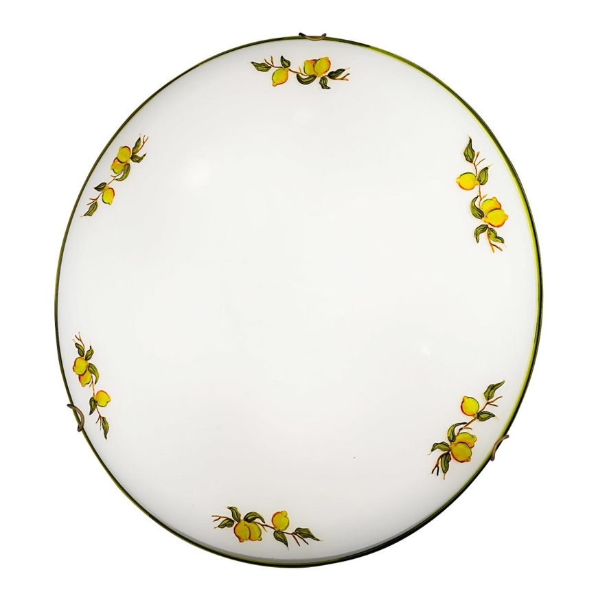 Kolarz 731.13.4.116 - Ceiling light NONNA 3xE27/60W/230V d. 50 cm lemons