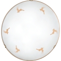 Kolarz 731.13.4.150 - NONNA wall light 3xE27/60W/230V Ø 50 cm, deer motif, rose gold finish