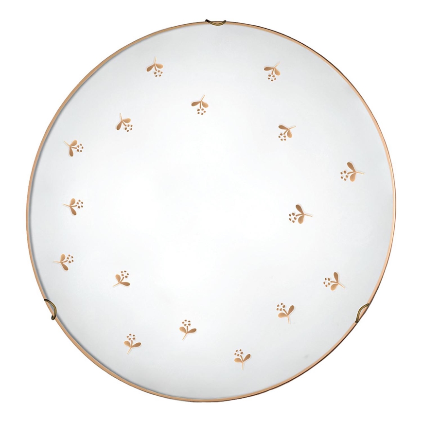 Kolarz 731.13.4.160 - NONNA wall sconce 3 x E27 / 60W / 230V, Ø 50 cm, floral motif, rose-gold finish