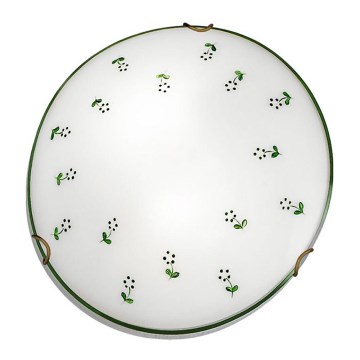Kolarz 731.13.4.21 - Ceiling light NONNA 3xE27/60W/230V d. 50 cm green