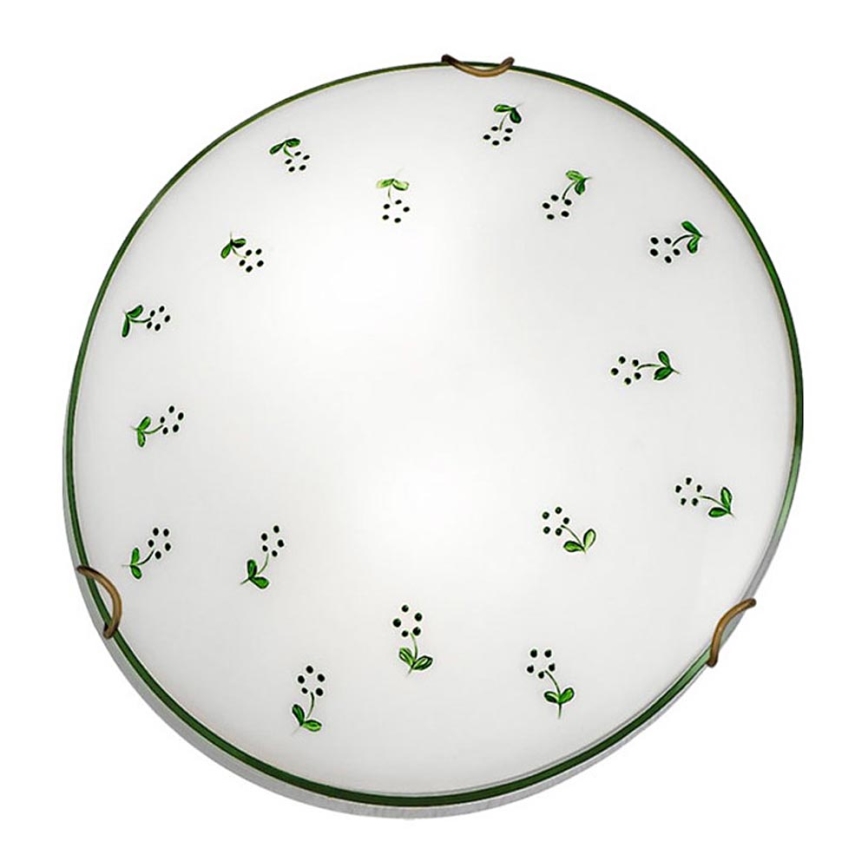 Kolarz 731.13.4.21 - Ceiling light NONNA 3xE27/60W/230V d. 50 cm green