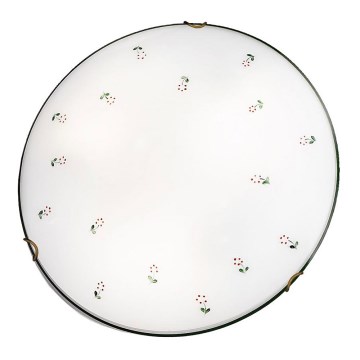 Kolarz 731.13.4.70 - Ceiling light NONNA 3xE27/60W/230V d. 50 cm green
