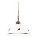 Kolarz 731.30.101 - Chandelier on a string NONNA 1xE27/75W/230V d. 30 cm deer green