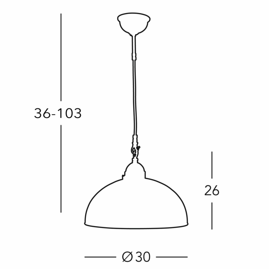 Kolarz 731.30.101 - Chandelier on a string NONNA 1xE27/75W/230V d. 30 cm deer green