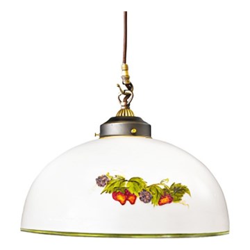 Kolarz 731.30.121 - Chandelier on a string NONNA 1xE27/75W/230V d. 20 cm grapes/strawberries