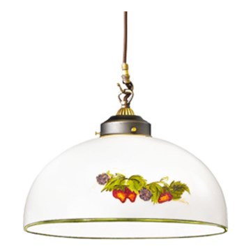Kolarz 731.30.136 - Chandelier on a string NONNA 1xE27/75W/230V d. 30 cm grapes/strawberries
