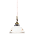 Kolarz 731.30.150 - NONNA cable-hung pendant light 1xE27/75W/230V Ø 20 cm rose-gold antler