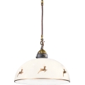 Kolarz 731.30.151 - NONNA cable pendant 1xE27/75W/230V Ø 30 cm, deer rose gold
