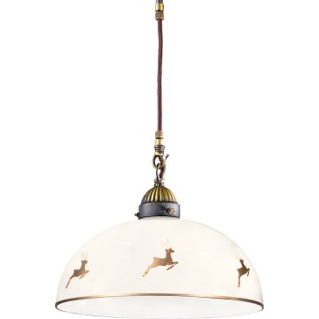 Kolarz 731.30.151 - NONNA cable pendant 1xE27/75W/230V Ø 30 cm, deer rose gold