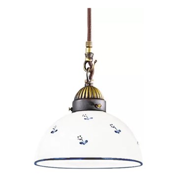 Kolarz 731.30.16 - Chandelier on a string NONNA 1xE27/75W/230V d. 20 cm blue