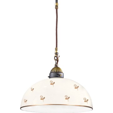 Kolarz 731.30.171 - Cable pendant NONNA 1xE27/75W/230V Ø 30 cm, floral, rose gold