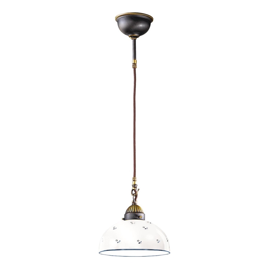 Kolarz 731.30.24 - Chandelier on a string NONNA 1xE27/75W/230V d. 30 cm blue
