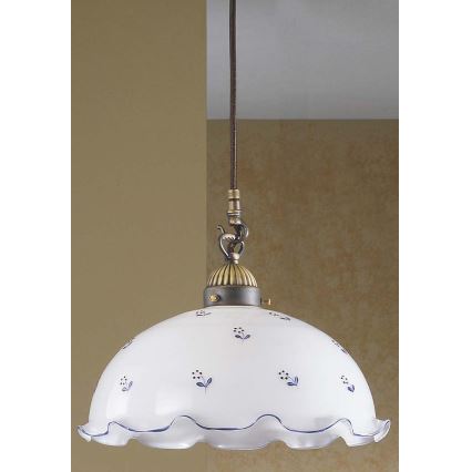 Kolarz 731.30.25 - Chandelier on a string NONNA 1xE27/75W/230V blue