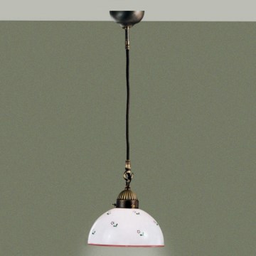 Kolarz 731.30.69 - Chandelier on a string NONNA 1xE27/75W/230V d. 20 cm red