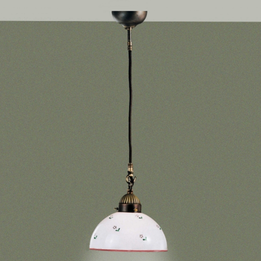 Kolarz 731.30.69 - Chandelier on a string NONNA 1xE27/75W/230V d. 20 cm red