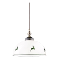 Kolarz 731.32.102 - Chandelier on a string NONNA 1xE27/75W/230V d. 36 cm deer green