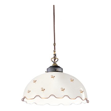 Kolarz 731.32.162 - Cable-hung chandelier NONNA 1xE27/75W/230V Ø 36 cm floral, rose gold