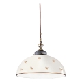 Kolarz 731.32.172 - NONNA cable-hung pendant light 1xE27/75W/230V Ø 36 cm floral, rose gold