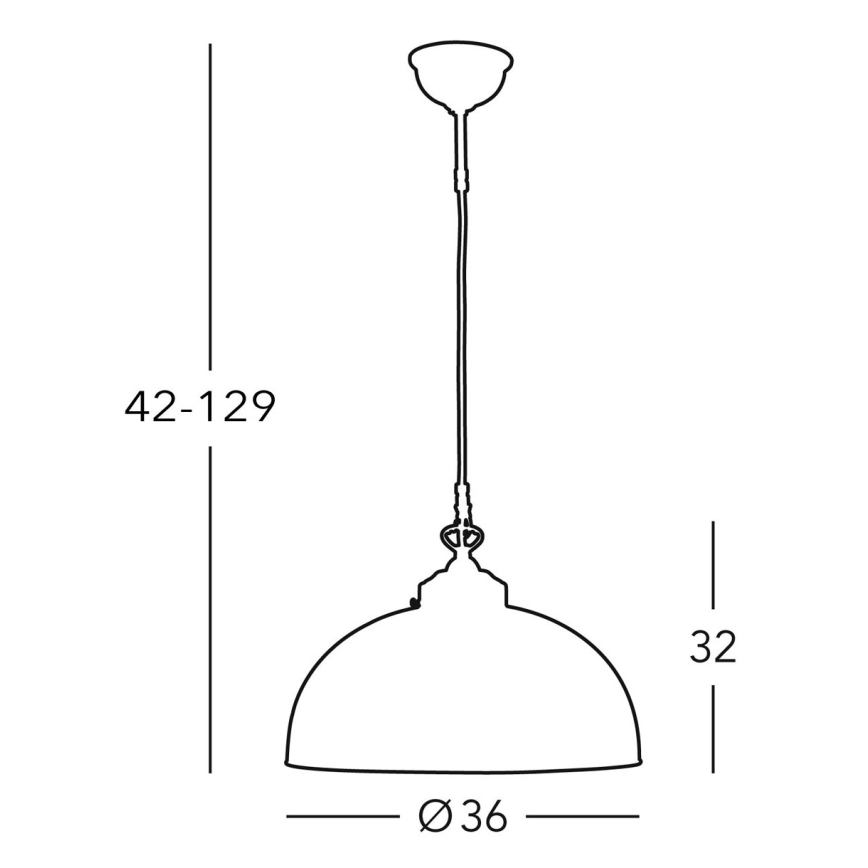 Kolarz 731.32.22 - Chandelier on a string NONNA 1xE27/75W/230V green