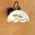 Kolarz 731.61.116 - NONNA wall lamp 1xE27/75W/230V, lemon motif