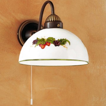 Kolarz 731.61.121 - Wall lamp NONNA 1xE27/75W/230V grapes/strawberries