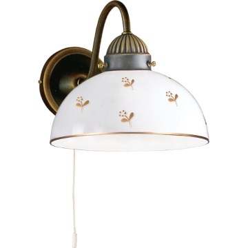 Kolarz 731.61.170 - NONNA Wall Lamp 1xE27/75W/230V, floral, rose gold