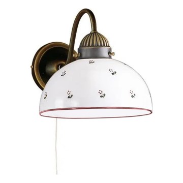 Kolarz 731.61.69 - Wall lamp NONNA 1xE27/75W/230V red