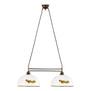 Kolarz 731.82.136 - Chandelier on a string NONNA 2xE27/75W/230V grapes/strawberries