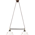 Kolarz 731.82.150 - Cable-hung pendant NONNA 2xE27/75W/230V deer, rose gold