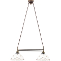 Kolarz 731.82.160 - Cable pendant light NONNA 2xE27/75W/230V floral rose gold