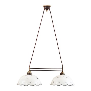 Kolarz 731.82.25 - Chandelier on a string NONNA 2xE27/75W/230V blue